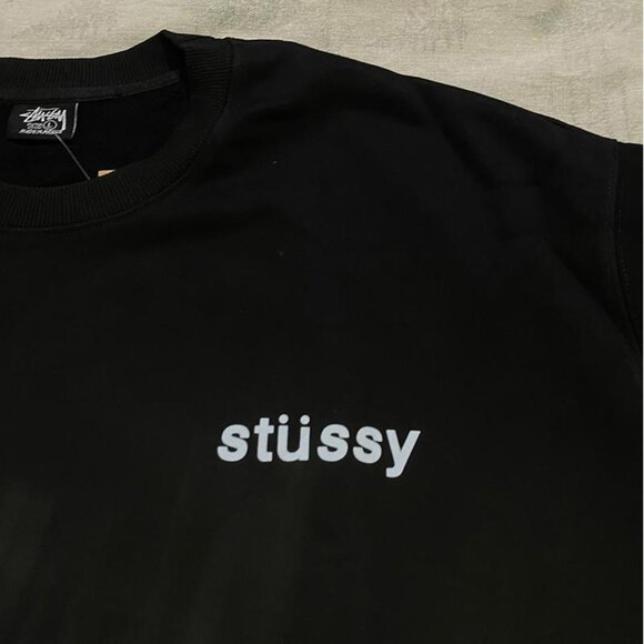 Stussy Ice Cream Print Black Short Sleeves - Picture 2 of 7